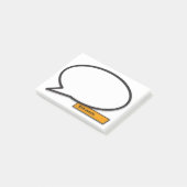 Post-it® Amusement Personnalisé Simple Bande dessinée Disco (Incliné)