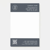 Post-it® Analyse du code QR | Business Logo Professionnel (Devant)