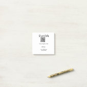 Post-it® Analyser pour commander analyser le code QR ajoute (Sur un bureau)