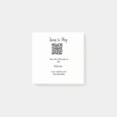 Post-it® Analyser pour payer scanner code QR ajouter des dé (Devant)