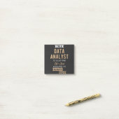Post-it® Analyste de données (Sur un bureau)
