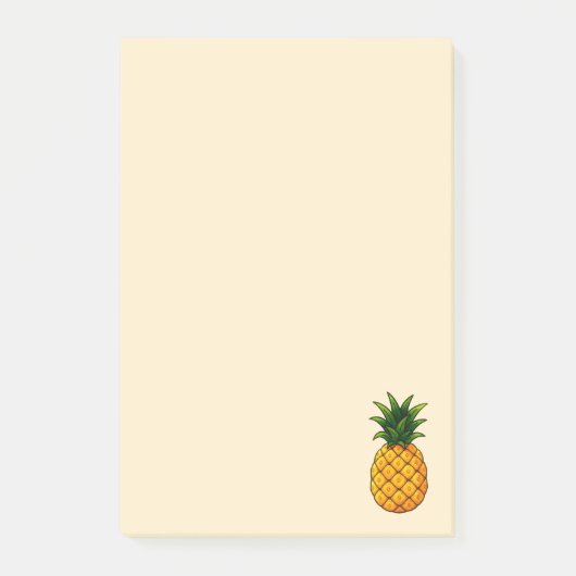 Post-it® Ananas - Collection de Fruits - (Devant)