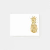 Post-it® ananas en feuille d'or (Devant)