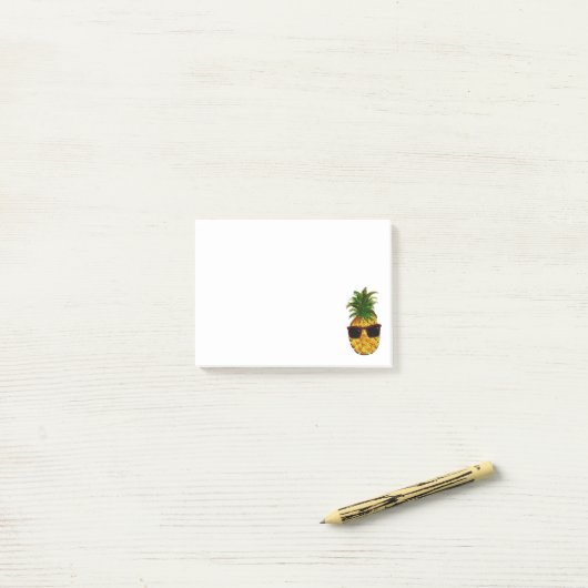 Post-it® Ananas frais (Sur un bureau)