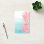 Post-it® Ananas rose Aqua Ombre (Bureau)