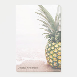 Post-it® Ananas tropical avec le nom