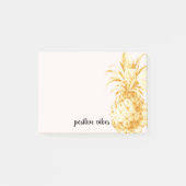 Post-it® Ananas Tropical Blush Gold (Devant)