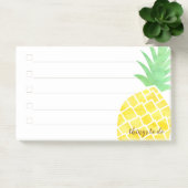 Post-it® Ananas tropical d'aquarelle mignonne pour faire la (Bureau)