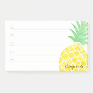 Post-it® Ananas tropical d'aquarelle mignonne pour faire la