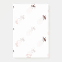 ananas tropical d'or rose clair élégant de faux
