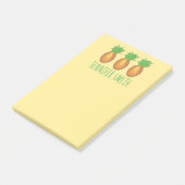 Post-it® Ananas Tropical Personnalisé Post It (Incliné)