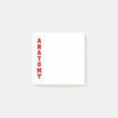 Post-it® Anatomie (Devant)