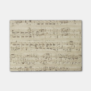 Post-it® Anciennes Notes de Musique - Partition de Musique 
