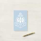 Post-it® Ancre et la mer (Sur un bureau)