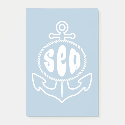 Post-it® Ancre et la mer (Devant)