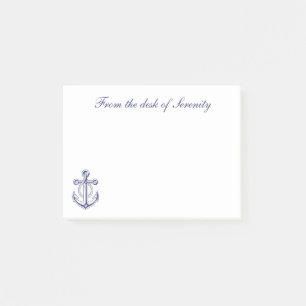 Post-it® Ancre Naútíque Marin Océan Mer Personnalisé