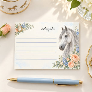 Post-it® Andalou Gris Fleur Pêche et Bleue