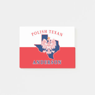 Post-it® Anderson Polonais Texan Post It Notes