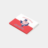 Post-it® Anderson Polonais Texan Post It Notes (Incliné)