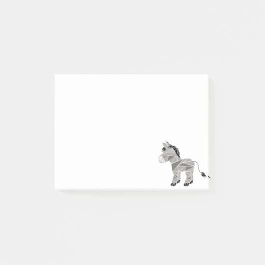 Post-it® Âne géométrique (Devant)