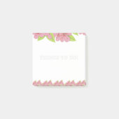 Post-it® Anémones roses Choses à faire Post-It Notes (Devant)