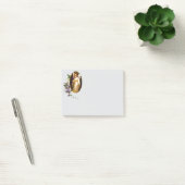Post-it® Ange avec harpe et fleurs de clématite (Bureau)