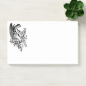 Post-it® Ange avec harpe et flore (Bureau)