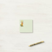 Post-it® Ange avec houx et mandoline (Sur un bureau)