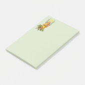 Post-it® Ange avec houx et mandoline (Incliné)