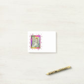 Post-it® Ange dans le bleu (Sur un bureau)