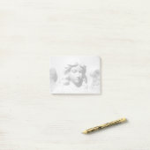 Post-it® Ange déchu en deuil (Sur un bureau)