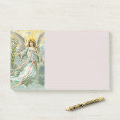 Post-it® Ange en bleu (Sur un bureau)
