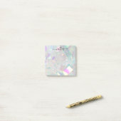 Post-it® Ange Iridescente Tinsel Glam Note moderne Pad (Sur un bureau)