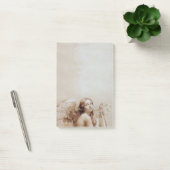 Post-it® ANGE JOUER LYRA SUR LES NUAGES Brown Sepia (Bureau)