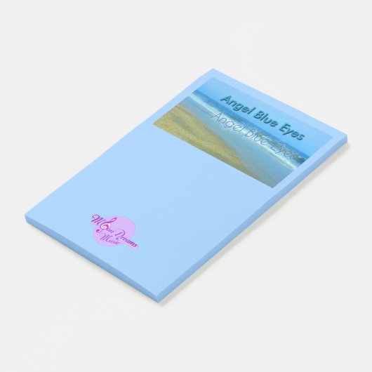 Post-it® Angel Blue Eyes Post-It Notes (Incliné)