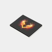 Post-it® Angel Fire Heart with Wings (Incliné)