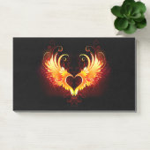 Post-it® Angel Fire Heart with Wings (Bureau)
