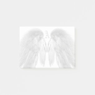 Post-it® ANGEL WINGS Blanc Personnalisé Monogramme