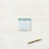 Post-it® Angel Wings Bleu (Sur un bureau)