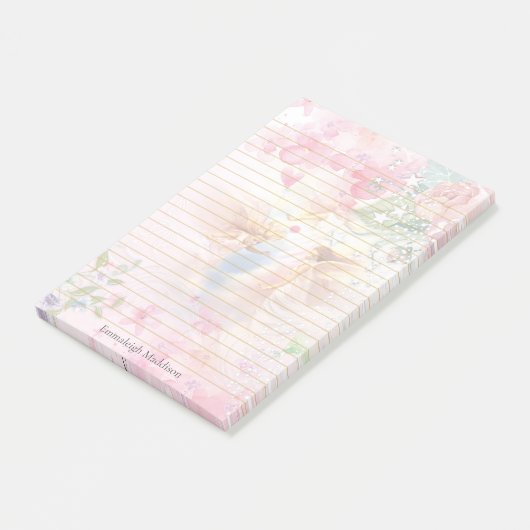 Post-it® Anges célestes Monogramme lié (Incliné)