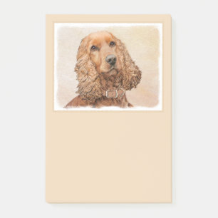 Post-it® Anglais Cocker Peinture Espagnole - Art Chien orig
