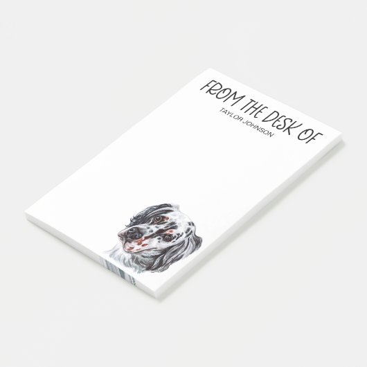 Post-it® Anglais Setter Lover (Incliné)