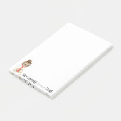 Post-it® Anglais Setter Papa (Incliné)