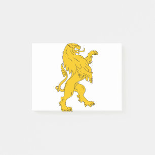 Post-it® Animal Chat Heraldry Lion Mammifère Stylisé
