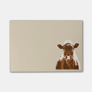 Post-it® Animal de ferme à la vache Brown