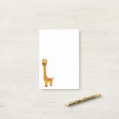 Post-it® Animal mignon de safari de girafe (Sur un bureau)