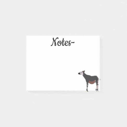 Post-it® Animal okapi (Devant)