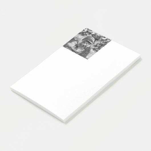 Post-it® AnimalArtBW_Gorilla_002 (Incliné)