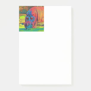 Post-it® AnimalColor_Hippo_004