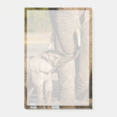 Post-it® Animaux de bébés cutest | Baby Elephant & Mama (Devant)